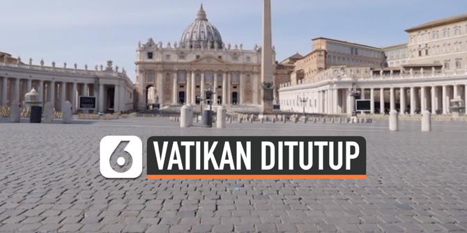 VIDEO: Cegah Penyebaran Corona, Vatikan Ditutup untuk Wisatawan