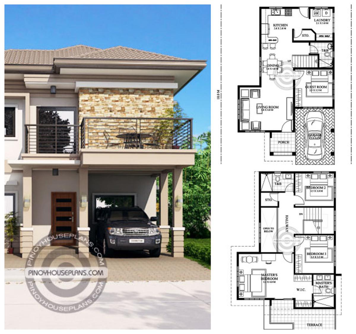 Desain Rumah 2 Tingkat