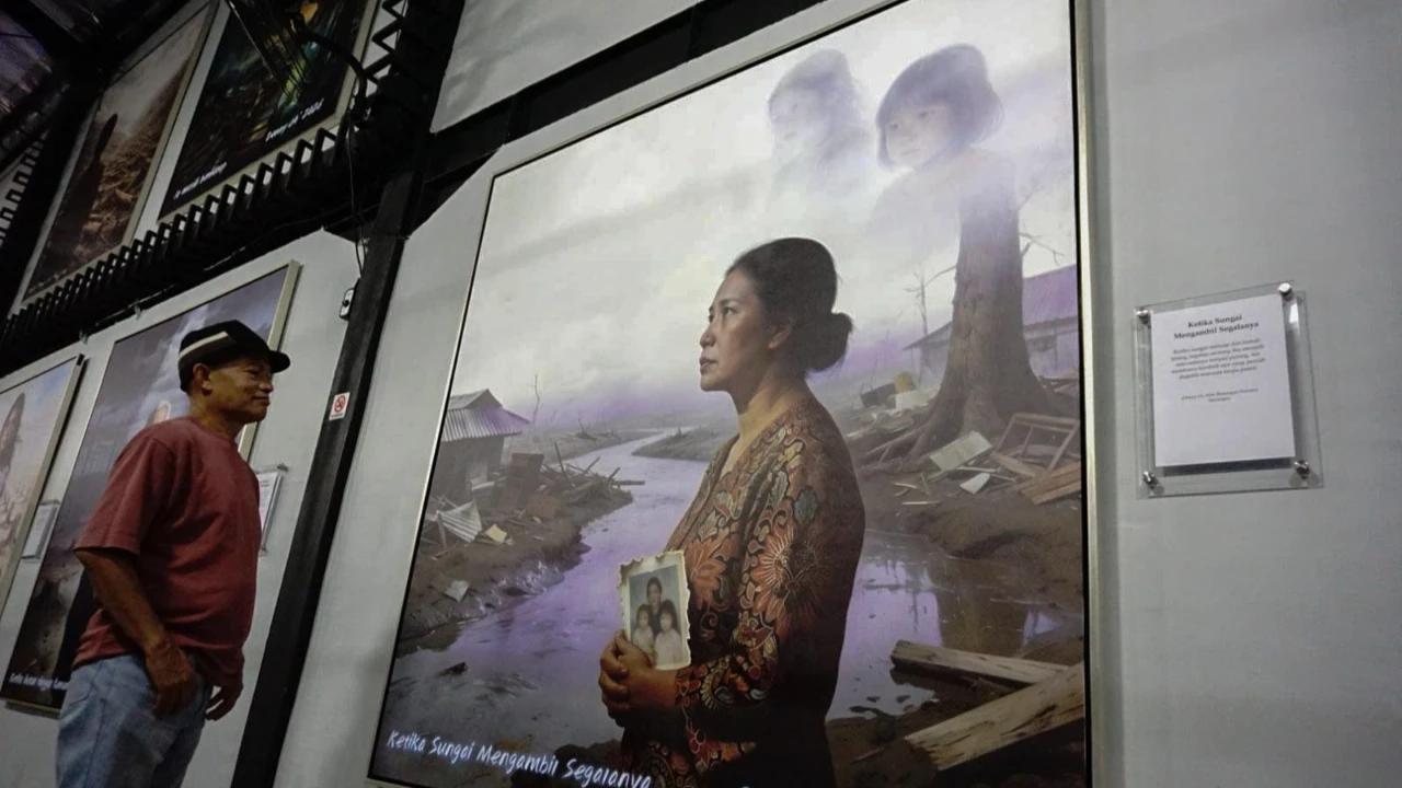 FOTO: Pameran Lukisan Refleksi Krisis Ekologi Nusantara di Bulan Ramadan