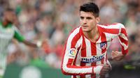 2. Alvaro Morata– Kesempatan bermain yang minim membuat striker asal Spanyol ini meninggalkan Santiago Bernabeu. Lepas dari Real Madrid, Morata justru menjadi bomber di tim besar seperti Juventus, Chelsea dan kini di Atletico Madrid. (AFP/Cristina Quicler)