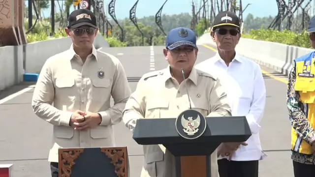 Prabowo resmikan Jembatan Kabanaran di Bantul