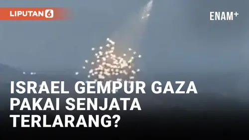 VIDEO: Palestina Tuding Israel Gempur Jalur Gaza Gunakan Bom Fosfor Putih