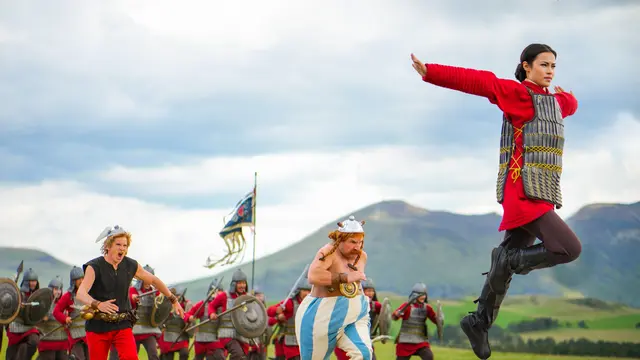 Scene perang dalam film franchise Asterix & Obelix: The Middle Kingdom.