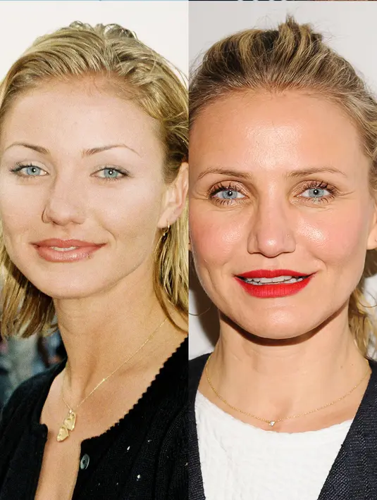 Cameron Diaz mengaku secara terang-terangan bahwa melakukan operasi hidung dan bukan menutupi dengan makeup. (REX/Shutterstock/HollywoodLife)