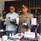 Kapolres Rembang AKBP Dandy Ario Yustiawan saat konferensi pers di Rembang, Minggu (11/9) (Istimewa)