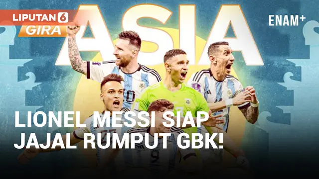 Resmi! Argentina Bakal Lawan Indonesia di Jakarta!
