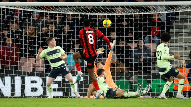 Manchester City Lumat Bournemouth, Terus Pepet Arsenal di Papan Atas Klasemen Liga Inggris
