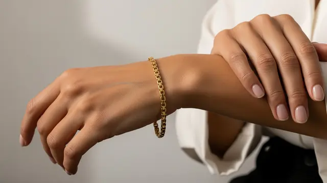 Model Gelang Emas 5 Gram Rantai Klasik Elegan Tapi Tetap Terjangkau/Ilustrasi Gemini AI