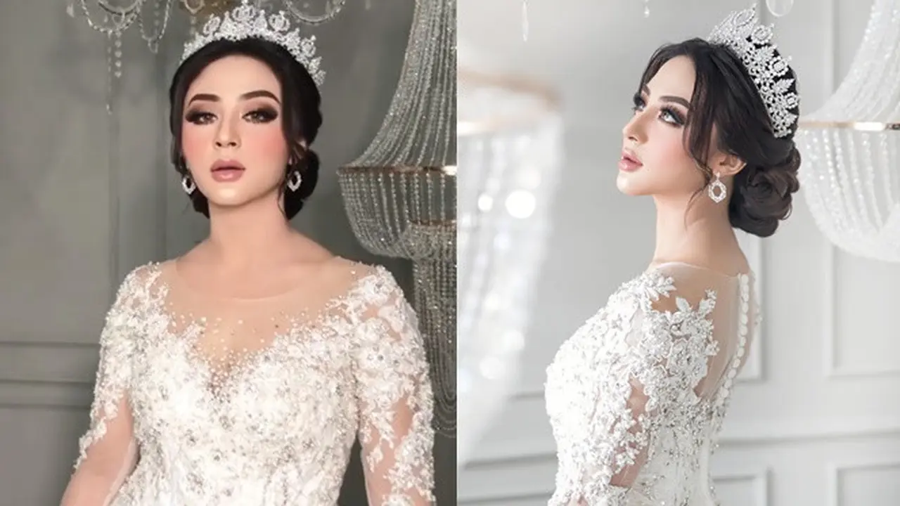 7 Pemotretan Margin Winaya Tunangan Ali Syakieb Pakai Gaun Pengantin