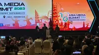 Wakil Presiden (Wapres) RI Ma’ruf Amin secara resmi membuka acara Asia Media Summit (AMS) yang ke-18 Tahun 2023 di Bali.