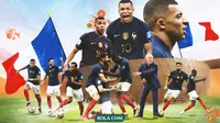 Piala Dunia - Kylian Mbappe dan Timnas Prancis di Semifinal (Bola.com/Adreanus Titus)