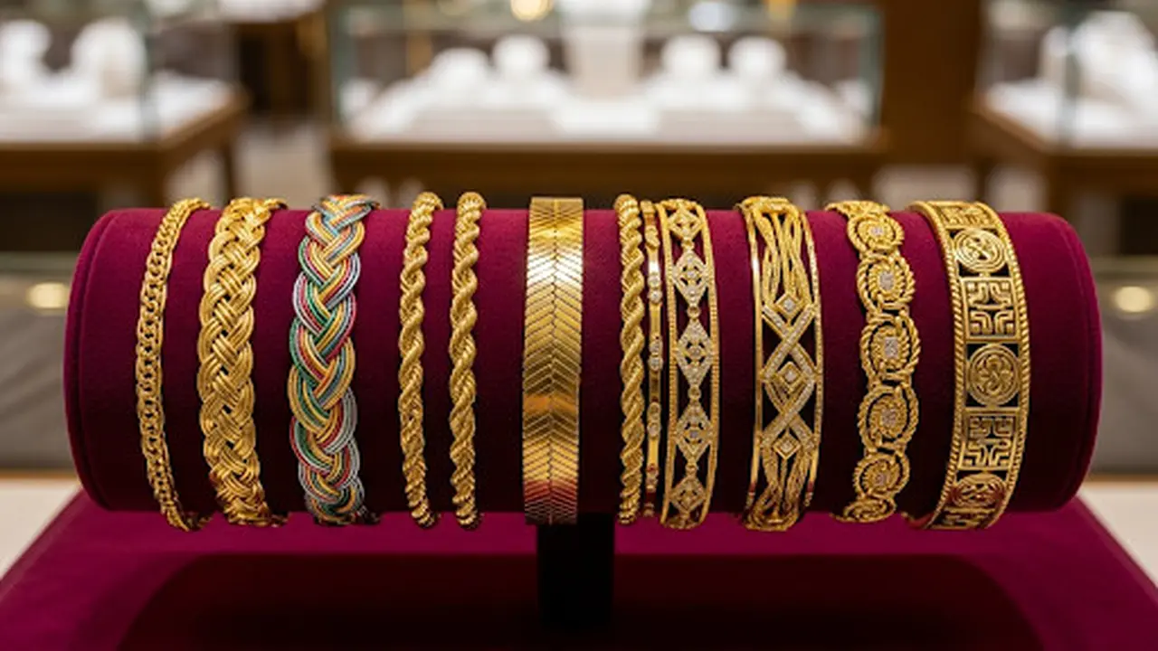 Gelang Emas 8 Gram Braid Anyaman Elegan
