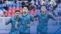 Taisei Marukawa mencetak gol pembuka PSIS Semarang ke gawang Dewa United pada pekan ke-24 BRI Liga 1 2022/2023 di Stadion Jatidiri, Semarang, Senin (13/2/2023). (foto: Instagram @liga1match)