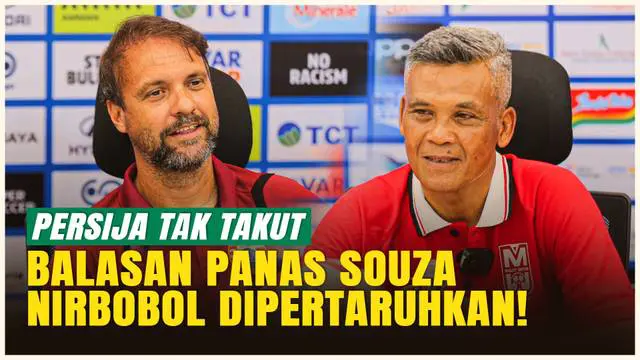 VIDEO: Mauricio Souza Balas Gertak Pelatih Malut United: Persija Tak Gentar!
