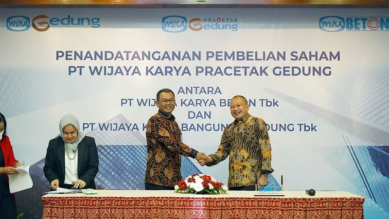 PT Wijaya Karya Beton Tbk (WTON) baru saja mengambil alih 2 persen saham PT Wijaya Karya Pracetak Gedung (WPG). (Dok WTON)