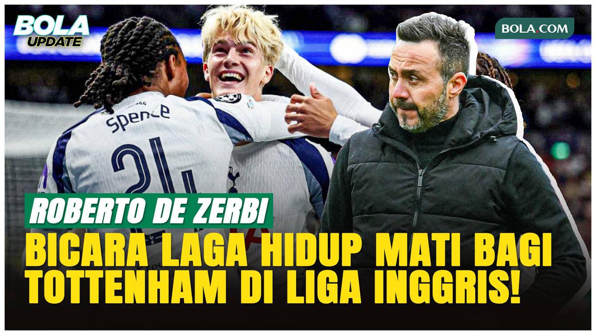 Tottenham di Ujung Tanduk, De Zerbi Andalkan Pengalaman Lawan Leeds