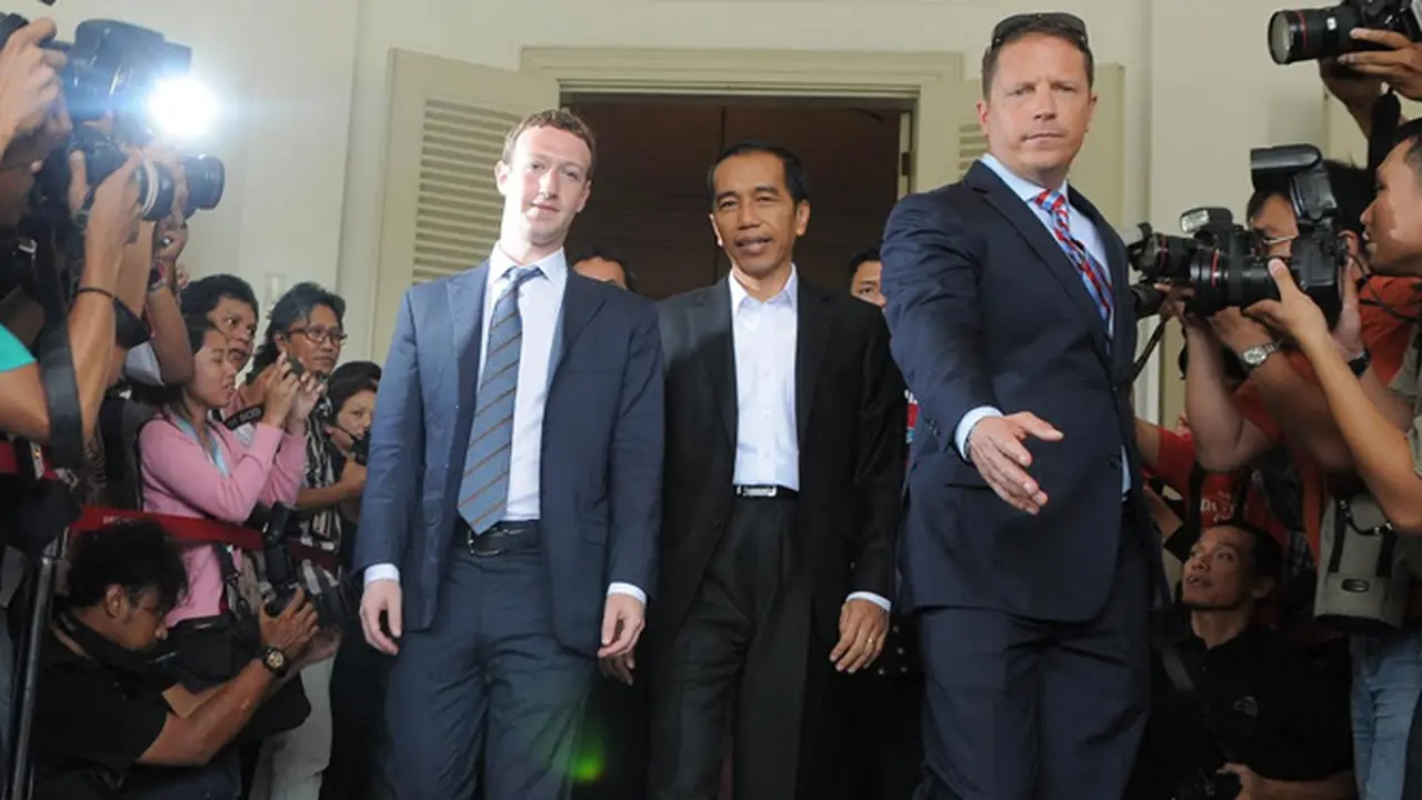 Jokowi dan Mark Zuckerberg