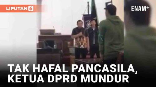 VIDEO: Ketua DPRD Lumajang Mundur Usai Viral Tak Hafal Pancasila