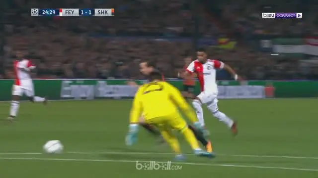 VIDEO: Highlights Liga Champions, Feyenoord Vs Shakhtar Donetsk 1-2