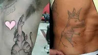 6 Tato Absurd Bentuk Dinosaurus Ini Nyeleneh Banget, Kocak