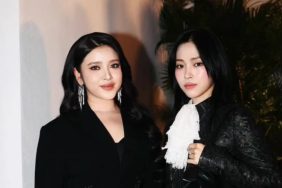 Tiara Andini foto bareng Idol Ryujin ITZY di acara Ralph Lauren.[@tiaraandini]