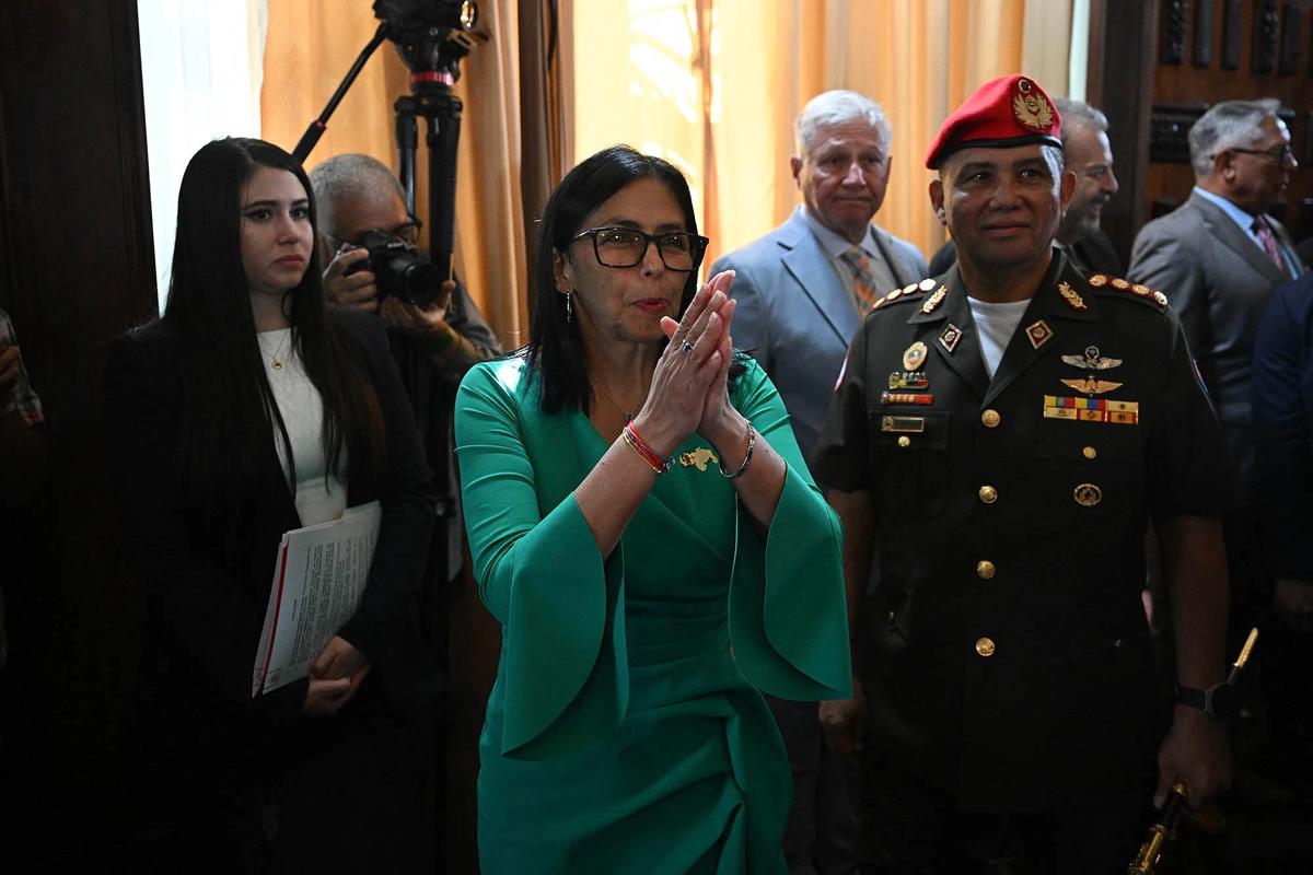 FOTO: Delcy Rodríguez Menjabat Presiden Sementara Venezuela