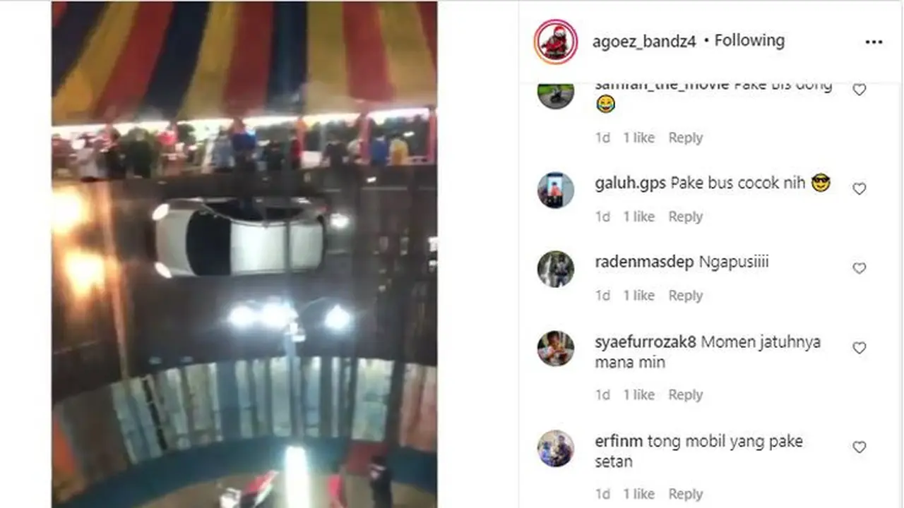 Mobil Ini Meliuk-Liuk di Atraksi Tong Setan (Ist)