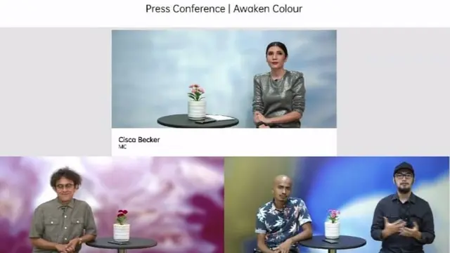 Riri Riza dalam virtual Press Launch Oppo Find X3 Pro 5G Indonesia. (Foto: Wayan Diananto)