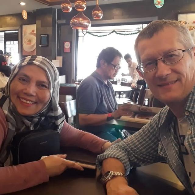 Potret Patrice Bouttier dan mendiang Siti Purwanti (Sumber:Instagram/sitipurwanti15)