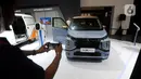 Mobil listrik Mitsubishi eK X EV dipamerkan pada pameran otomotif Gaikindo Indonesia International Auto Show (GIIAS) 2023 di ICE BSD, Tangerang, Banten, Kamis (10/8/2023). (merdeka.com/Arie Basuki)