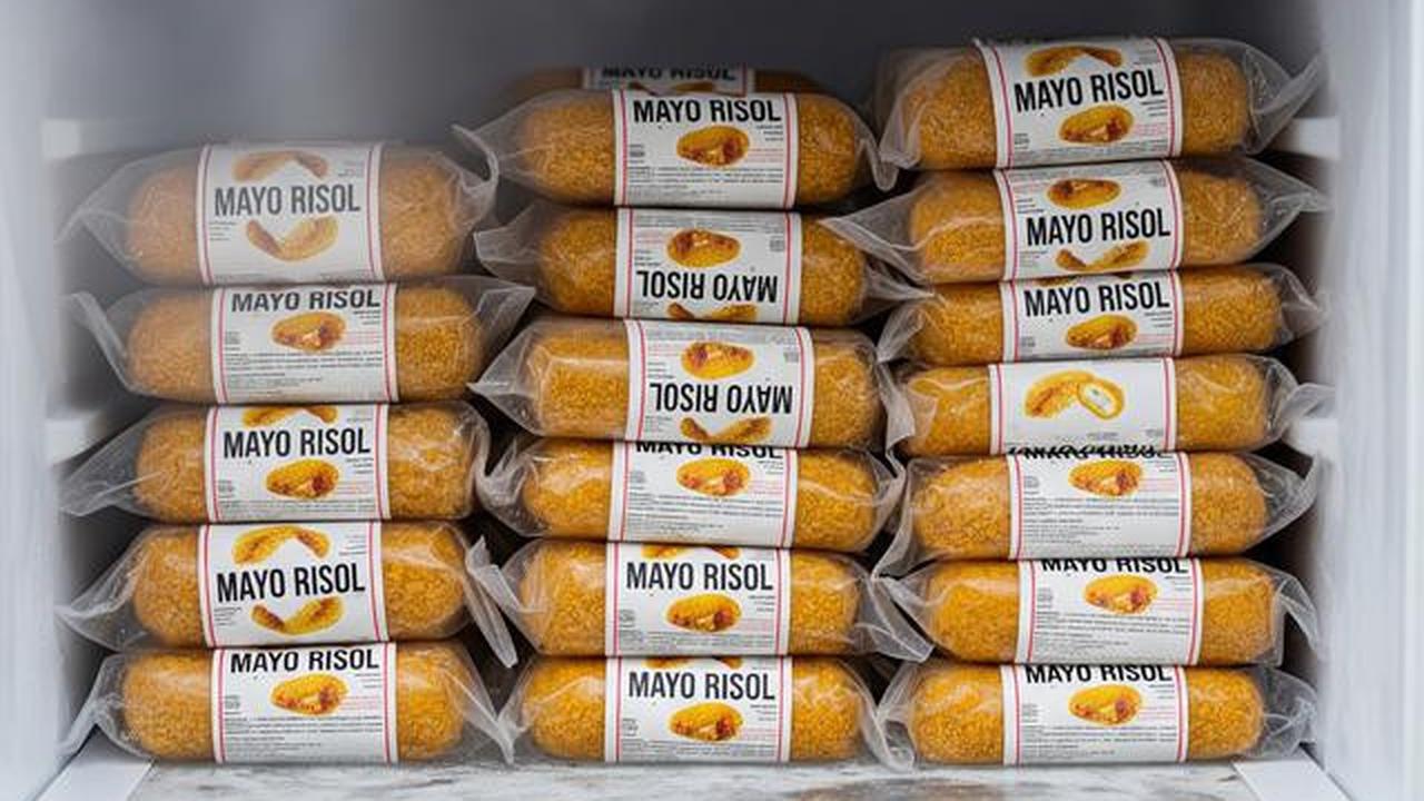 Frozen food risol mayo