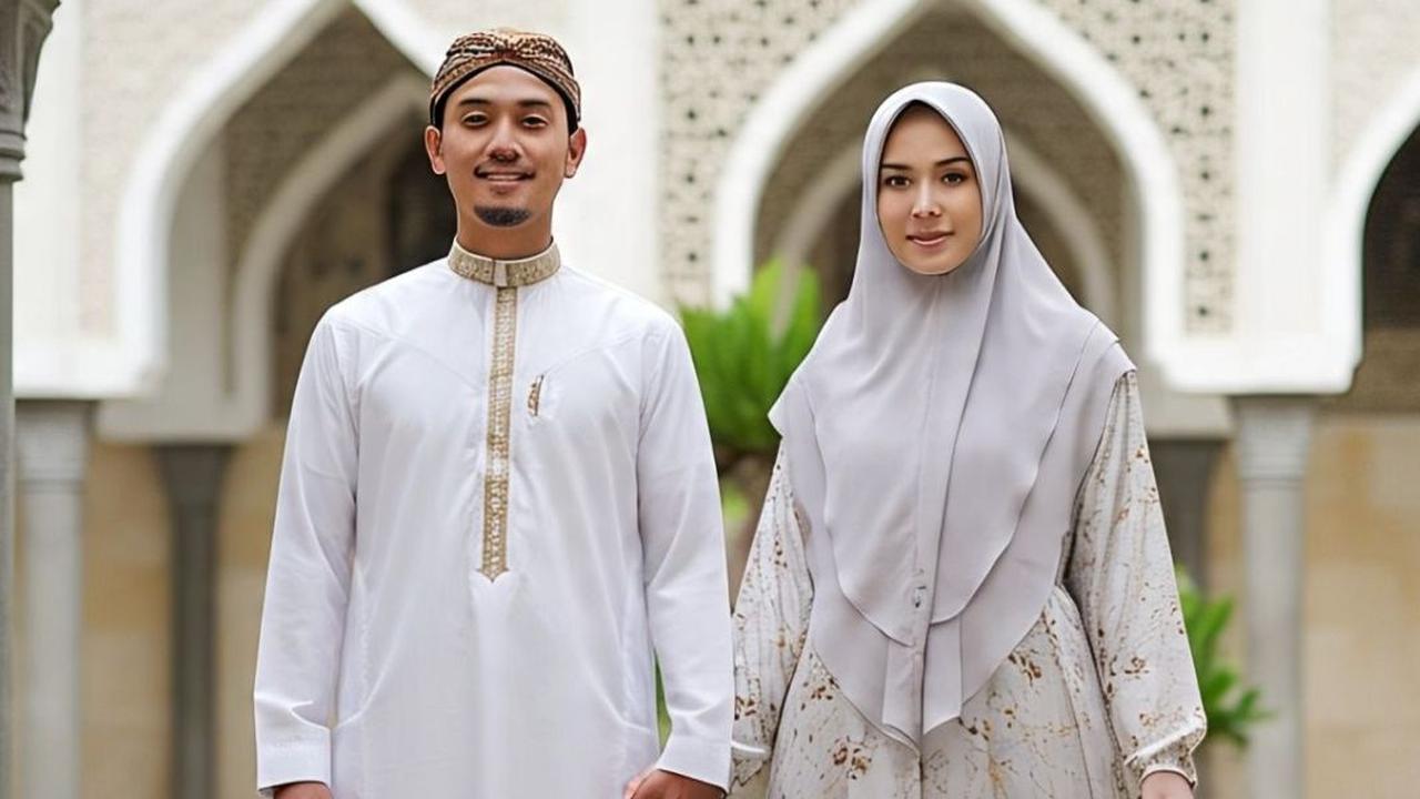Ilustrasi Outfit Sholat Ied Keluarga