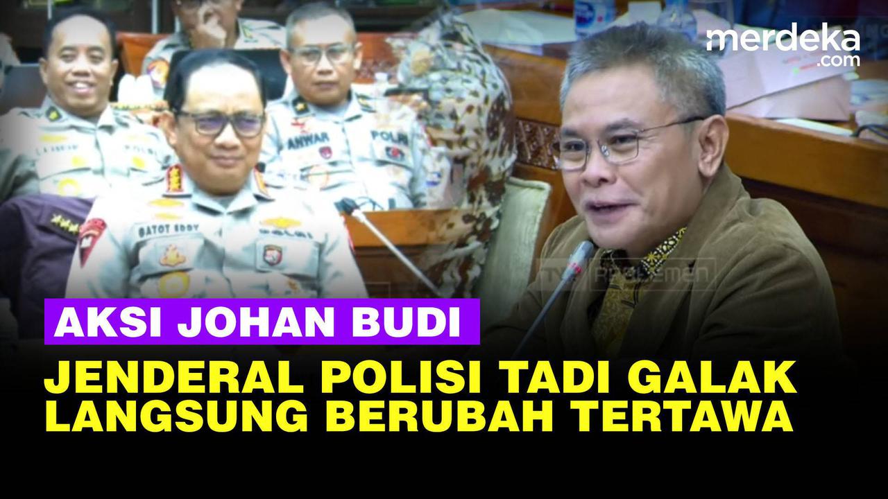 VIDEO: Johan Budi Berubah Galak dan Serius, Para Jenderal Polisi Malah Tertawa