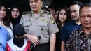 Dengan kabar tersebut, Ayu dan Ruben segera mendatangi Polda Metro Jaya untuk melihat pelaku dan melakukan jumpa pers seperti yang telah dijanjikan keduanya. (Wimbarsana Kewas/Bintang.com)