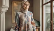 Inspirasi Gamis Motif Kekinian/AI