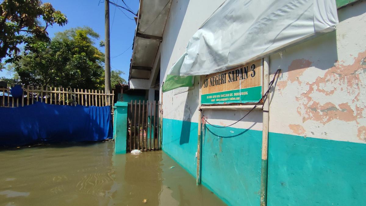 Banjir di SDN Sapan 3, Kabupaten Bandung