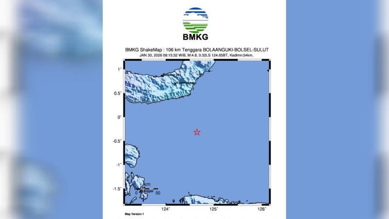 BMKG Ungkap Penyebab Gempa Teluk Tomini Akibat Subduksi Lempeng Laut Maluku