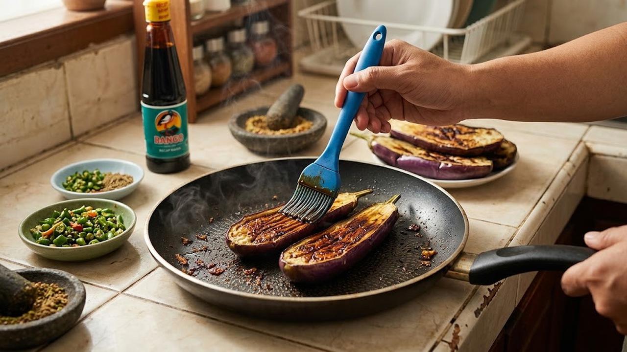 Tips Terong Bakar Kecap Cabai Hijau