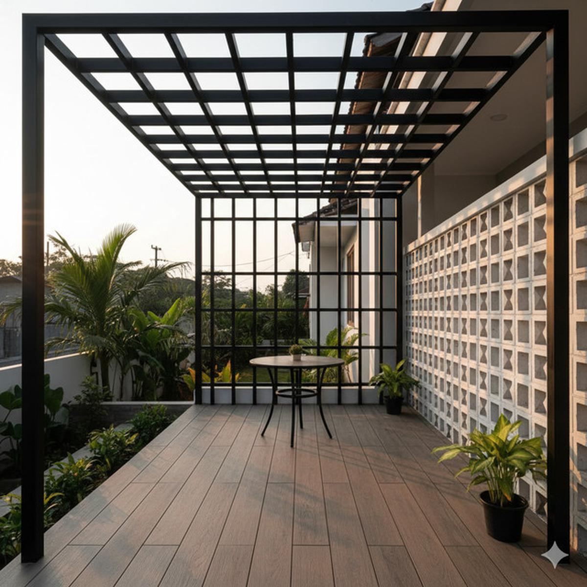 7 Model Teras Rumah Lahan Terbatas dengan Sirkulasi Udara Maksimal untuk Hunian Tropis