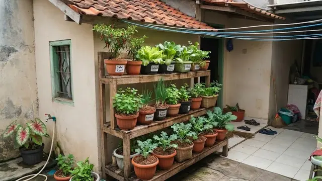 Ide Kebun Sayur untuk Rumah Type 36 dengan Lahan Terbatas