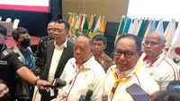 Ketum KONI Marciano Norman mengumumkan tuan rumah PON 2028 di NTB dan NTT (Ist)