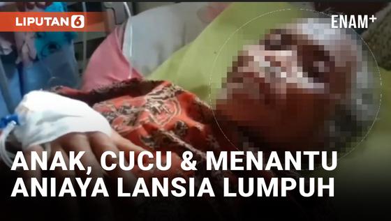 VIDEO: Kesal Jadi Pengasuh, Anak, Cucu dan Menantu di Karangasem Aniaya Lansia Lumpuh