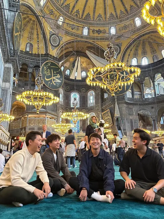 Potret Jerome Polin dan ketiga sahabatnya (Instagram/@jeromepolin)