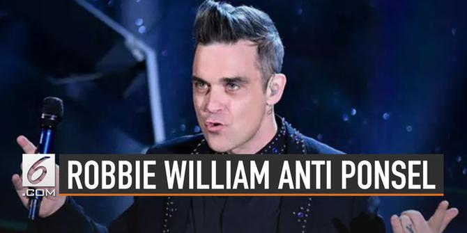 VIDEO: Fakta Robbie William, Kecanduan dan Tak Pakai Ponsel