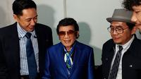 Konser Raya 3 Dekade HUT Indosiar, Yovie & Nuno Deg-degan Nyanyikan Lagu Judi di Hadapan Rhoma Irama. (Foto: M. Altaf Jauhar/Liputan6.com)