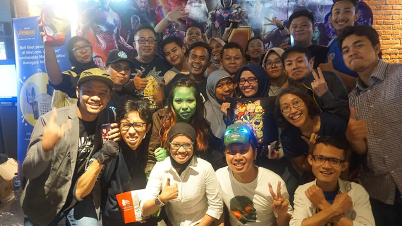 1.000 Penggemar Film Nonton Avengers: Infinity War Bareng tiket.com