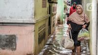 Sejumlah Rukun Tetangga (RT) di Provinsi DKI Jakarta kembali diterjang banjir pada Selasa (8/7/2025). (Liputan6.com/Herman Zakharia)