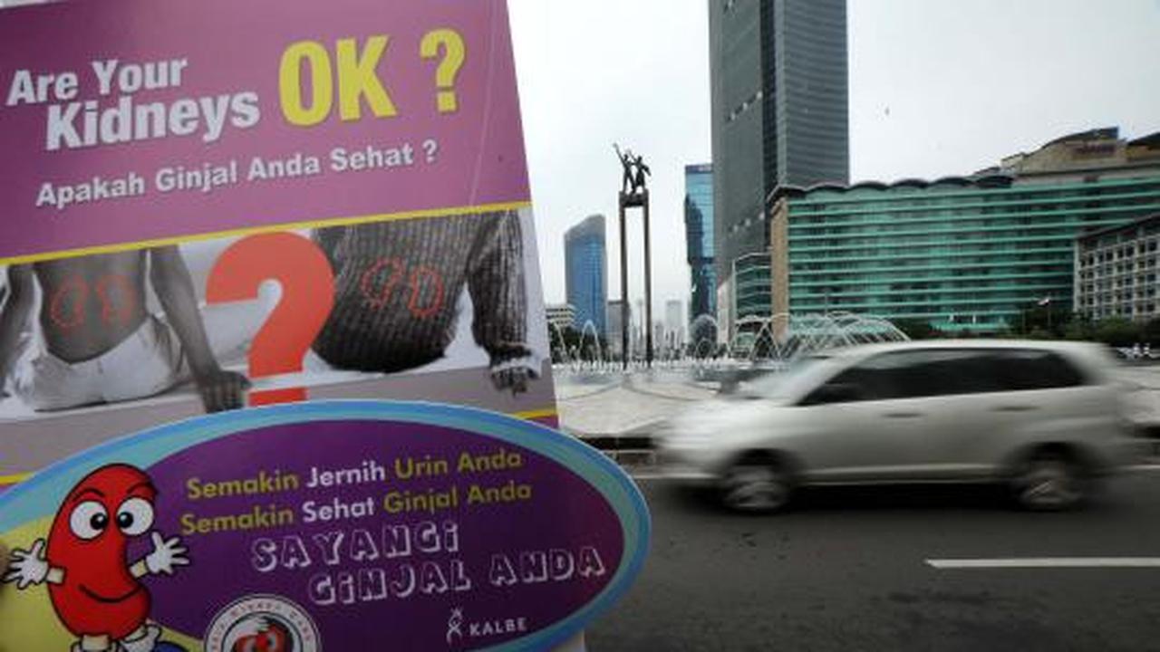 Kampanye ginjal sehat di Bundaran HI