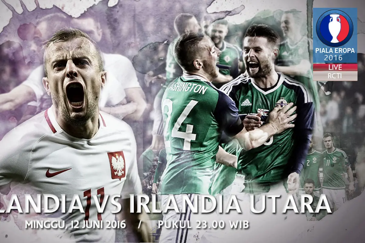 Eropa 2016 Polandia Vs Irlandia Utara (Bola.com/Adreanus Titus)