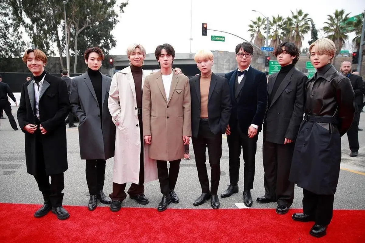 BTS Grammy/ Instagram @RecordingAcademy